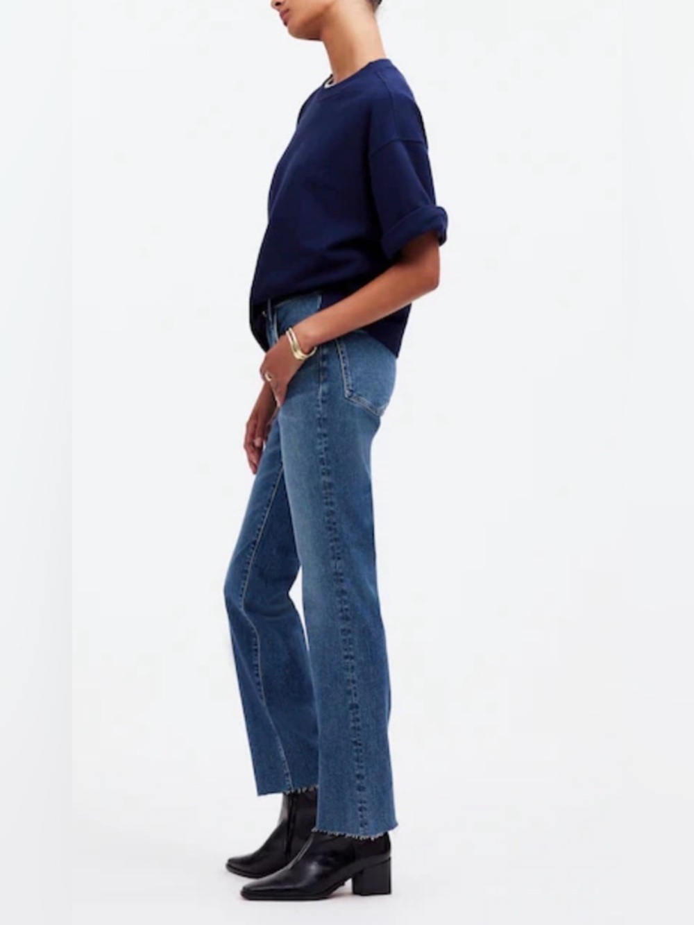 Madewell mid rise kick out jeans - Picture 5 of 15